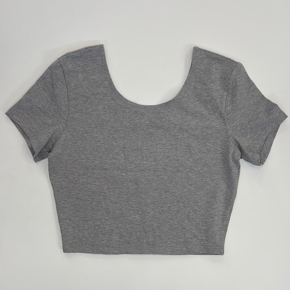 American Apparel Crop T-Shirt Women’s Ballet Core Athletic - Picture 1 of 5